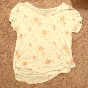 I am selling a flowery cute v-neck